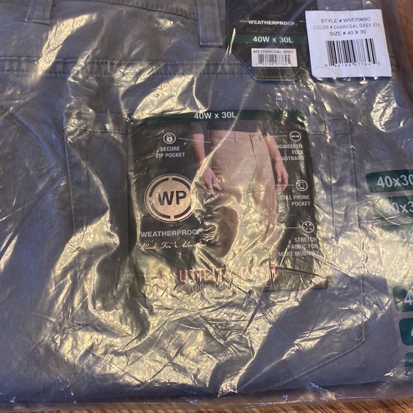Weatherproof Mens utility pants size 40x30 - Picture 4 of 7